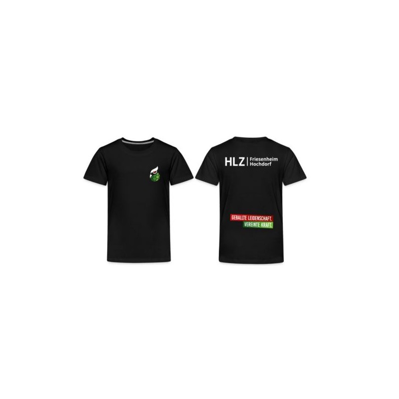 Kinder Premium T-shirt Schwarz